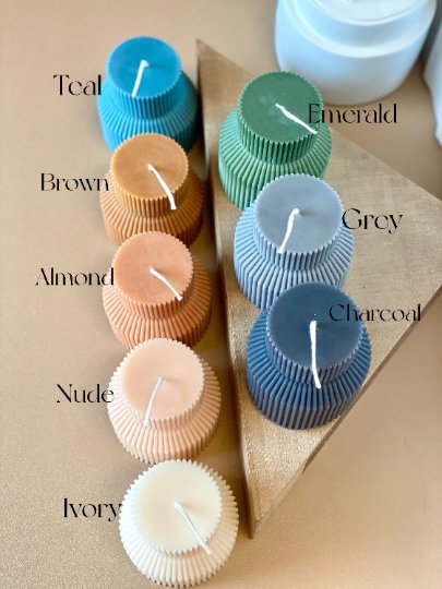 Sculptural Soy Candle — Statement Home Fragrance Decor